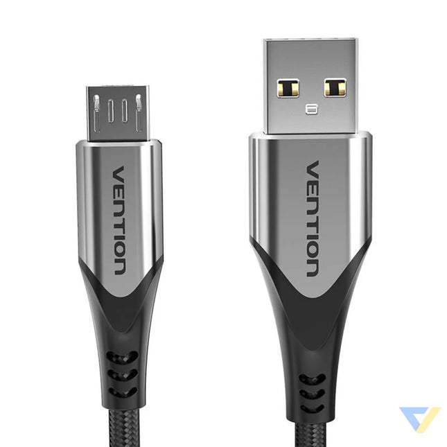 Cable USB 2.0 A to Micro USB Vention COAHD 3A 0,5m gray USB to Micro USB