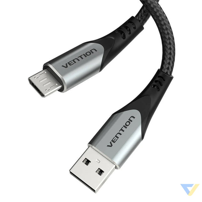 Cable USB 2.0 A to Micro USB Vention COAHD 3A 0,5m gray USB to Micro USB