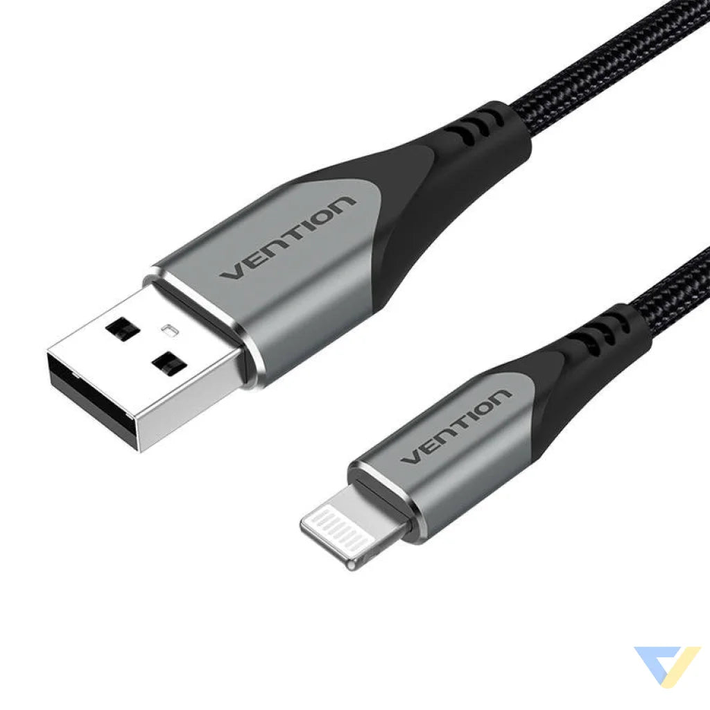 Cable USB 2.0 to Lightning Vention LABHF 2.4A 1m (Gray) USB to Lightning