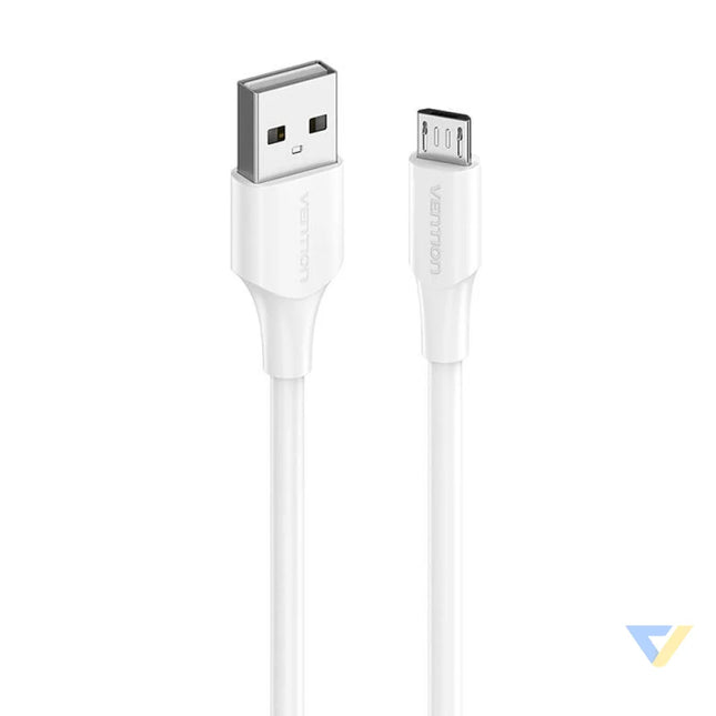 Cable USB 2.0 to Micro USB Vention CTIWF 2A 1m (white) USB to Micro USB