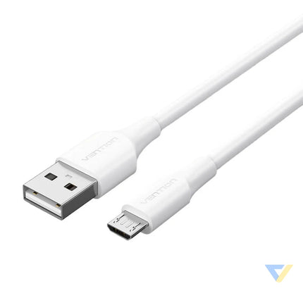 Cable USB 2.0 to Micro USB Vention CTIWF 2A 1m (white) USB to Micro USB