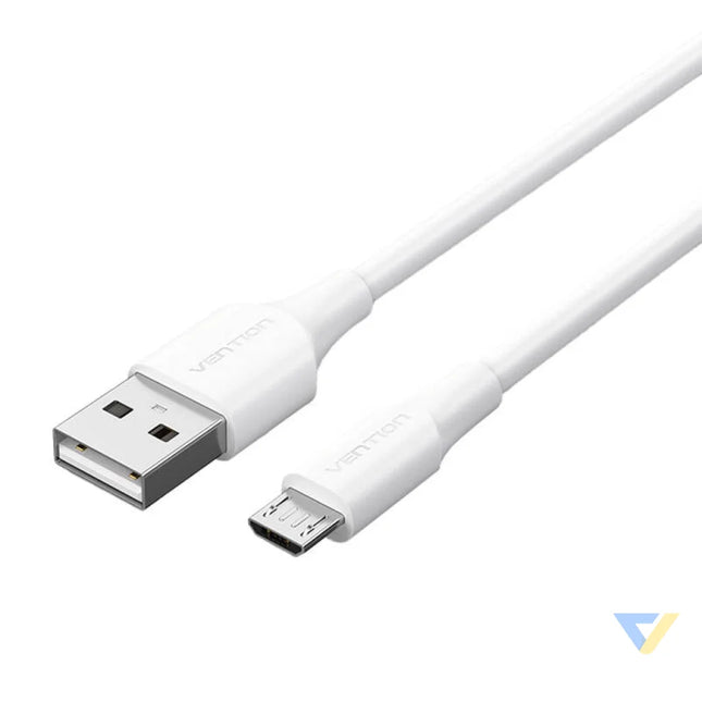 Cable USB 2.0 to Micro USB Vention CTIWF 2A 1m (white) USB to Micro USB