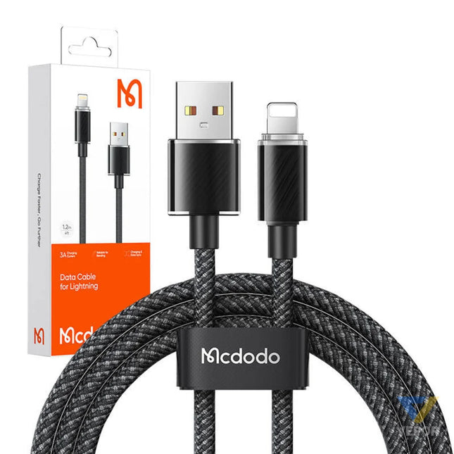 Cable USB A to Lightning Mcdodo CA 3640 1,2m (black) USB to Lightning
