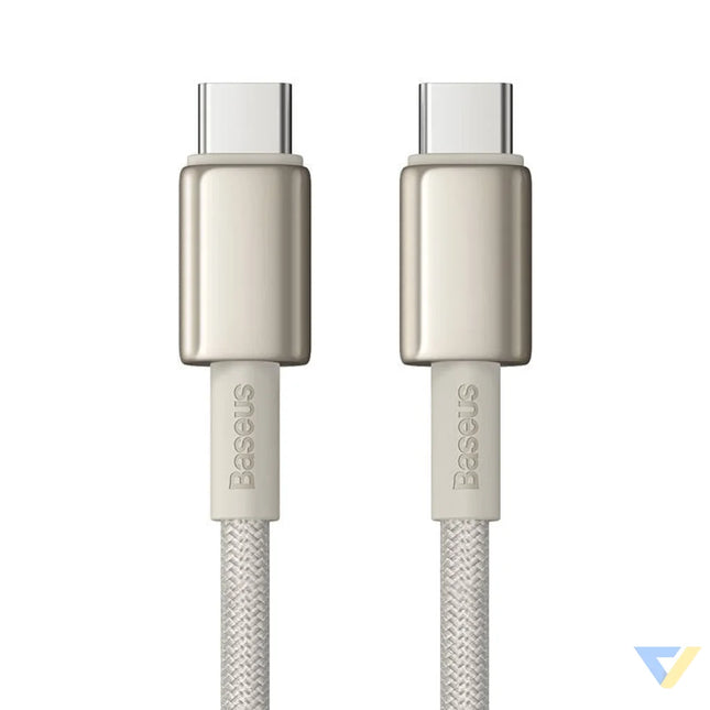 Cable USB C do USB C Baseus Tungsten Gold 100W 2m (złoty) USB C to USB C