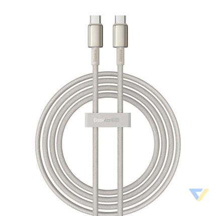 Cable USB C do USB C Baseus Tungsten Gold 100W 2m (złoty) USB C to USB C