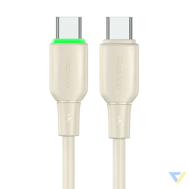 Cable USB C do USB C Mcdodo CA 4770 65W 1.2m (beige) USB C to USB C