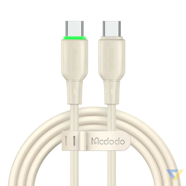 Cable USB C do USB C Mcdodo CA 4770 65W 1.2m (beige) USB C to USB C