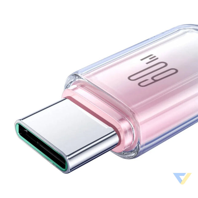 Cable USB C USB C Joyroom S A42 60W 1.2m biały USB C to USB C