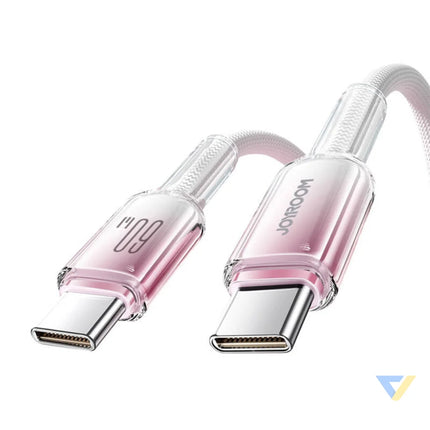 Cable USB C USB C Joyroom S A42 60W 1.2m biały USB C to USB C