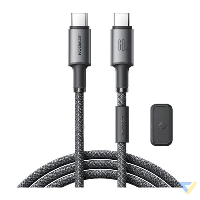 Cable USB C USB C Joyroom S A50 60W 1.2m szary USB C to USB C