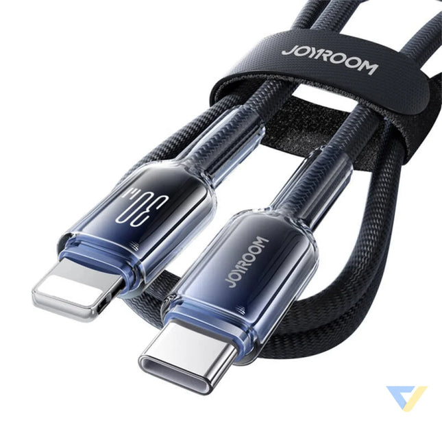 Cable USB C Lightning Joyroom S A42 30W 1.2m czarny USB C to Lightning
