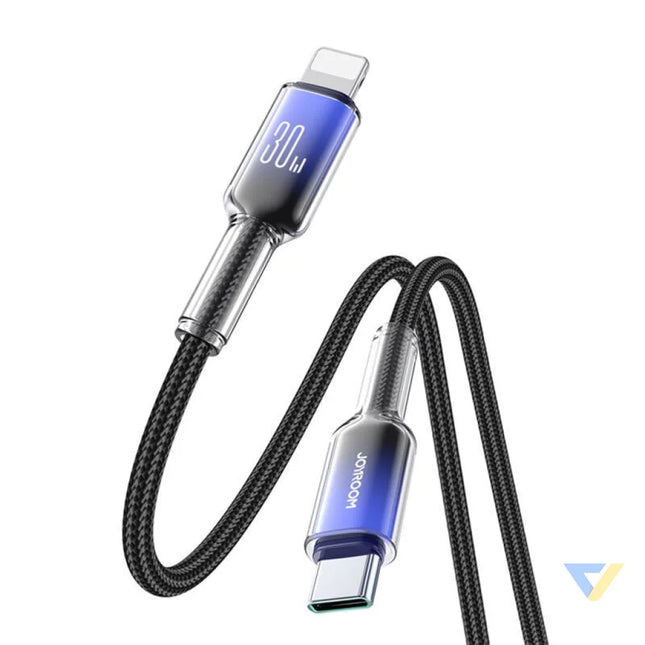 Cable USB C Lightning Joyroom S A42 30W 1.2m czarny USB C to Lightning