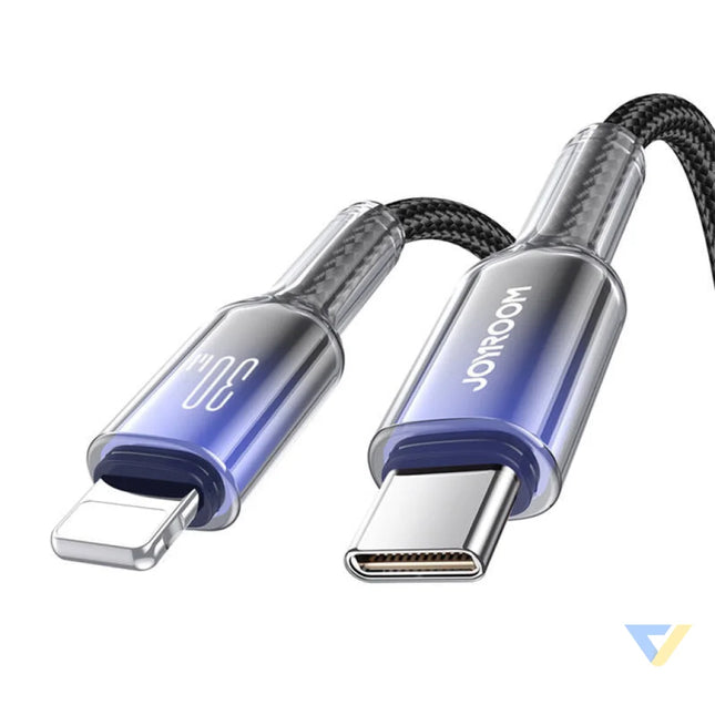 Cable USB C Lightning Joyroom S A42 30W 1.2m czarny USB C to Lightning