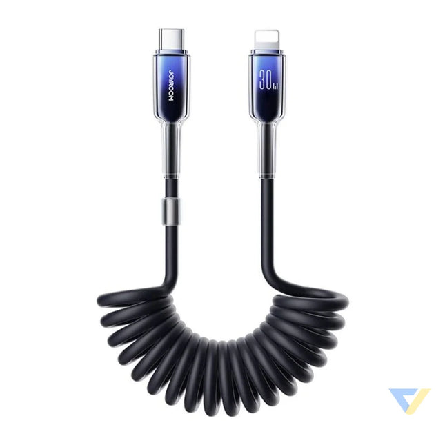 Cable USB C Lightning Joyroom S A43 30W 1,5m czarny USB C to Lightning