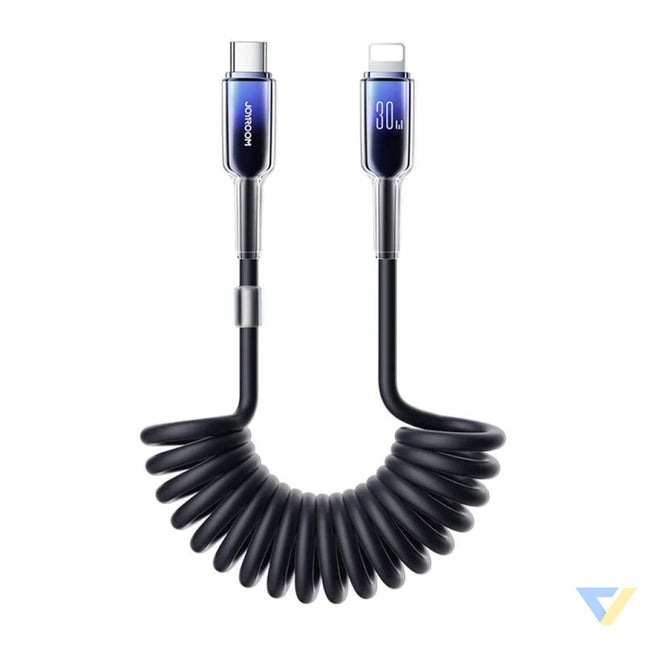 Cable USB C Lightning Joyroom S A43 30W 1,5m czarny USB C to Lightning