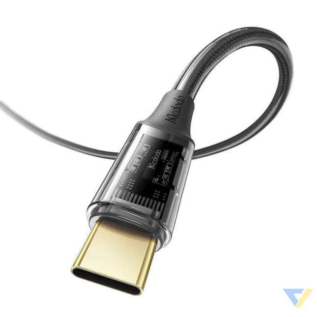 Cable USB C Mcdodo CA 2092 6A 1.8m (black) USB to USB C