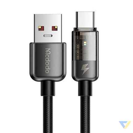 Cable USB C Mcdodo CA 3151 6A 1.8m (black) USB to USB C
