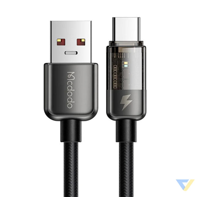 Cable USB C Mcdodo CA 3151 6A 1.8m (black) USB to USB C