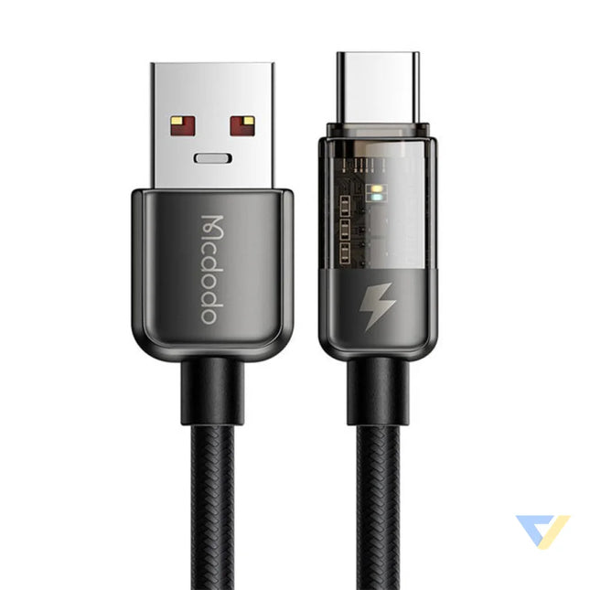 Cable USB C Mcdodo CA 3151 6A 1.8m (black) USB to USB C
