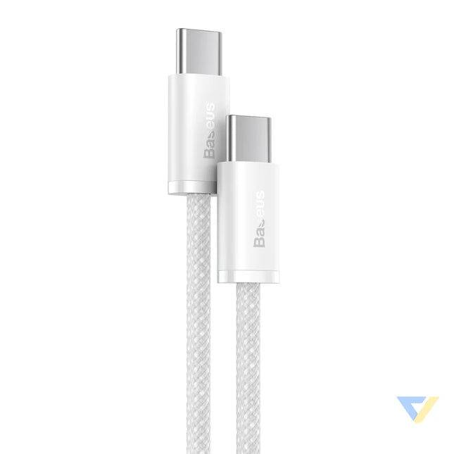Cable USB C to USB C Baseus 100W 1m (white) USB C to USB C