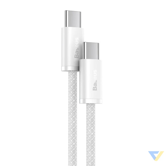 Cable USB C to USB C Baseus 100W 1m (white) USB C to USB C