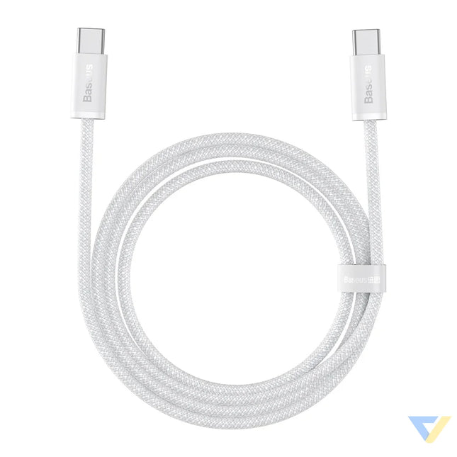 Cable USB C to USB C Baseus 100W 1m (white) USB C to USB C
