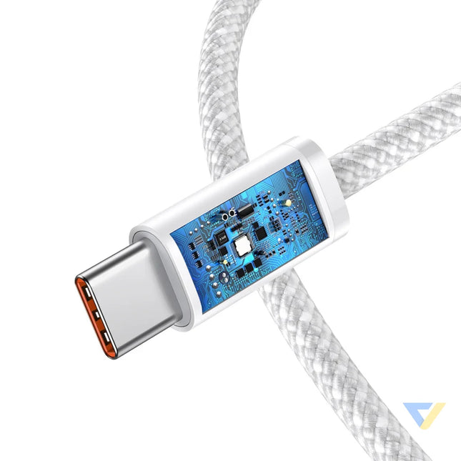 Cable USB C to USB C Baseus 100W 1m (white) USB C to USB C