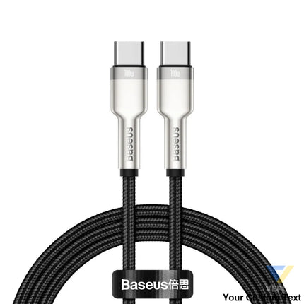 Cable USB C to USB C Baseus Cafule 100W 1m (black) USB C to USB C