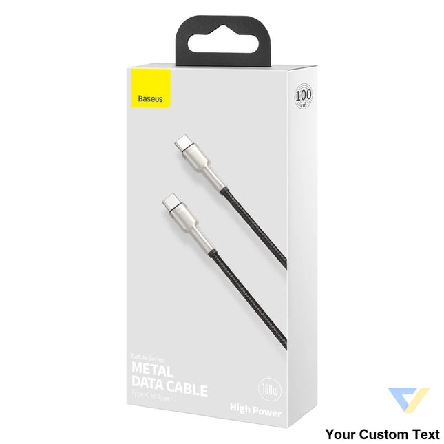 Cable USB C to USB C Baseus Cafule 100W 1m (black) USB C to USB C