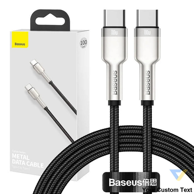 Cable USB C to USB C Baseus Cafule 100W 1m (black) USB C to USB C