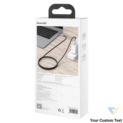 Cable USB C to USB C Baseus Cafule 100W 1m (black) USB C to USB C