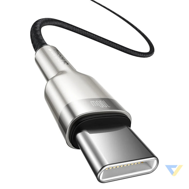 Cable USB C to USB C Baseus Cafule 100W 2m (black) USB C to USB C