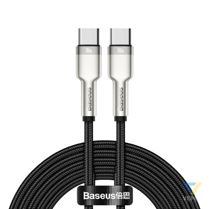 Cable USB C to USB C Baseus Cafule 100W 2m (black) USB C to USB C