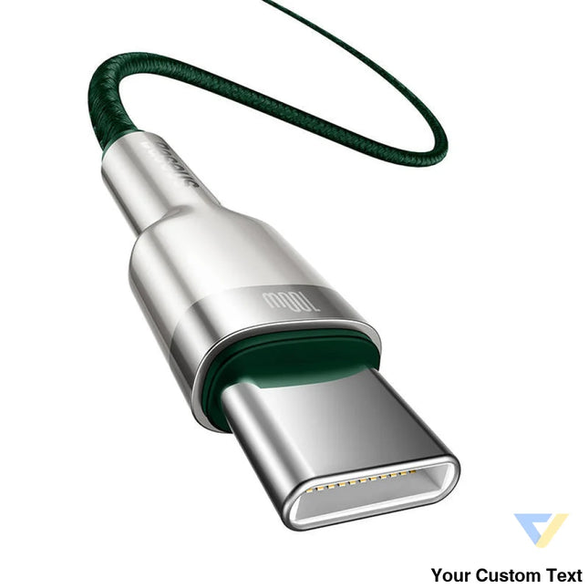 Cable USB C to USB C Baseus Cafule 100W 2m (green) USB C to USB C