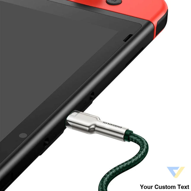 Cable USB C to USB C Baseus Cafule 100W 2m (green) USB C to USB C