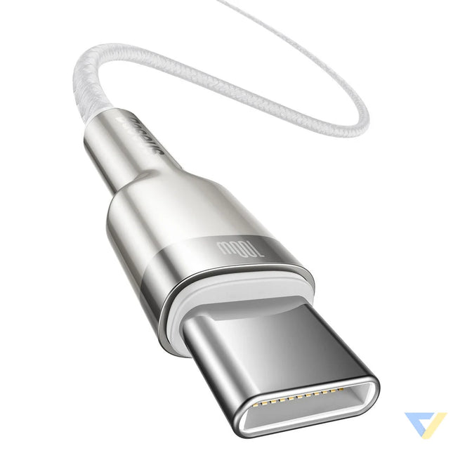 Cable USB C to USB C Baseus Cafule 100W 2m (white) USB C to USB C