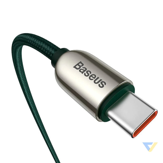 Cable USB C to USB C Baseus Display 100W 2m (green) USB C to USB C
