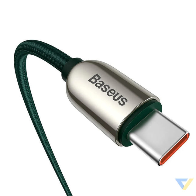 Cable USB C to USB C Baseus Display 100W 2m (green) USB C to USB C