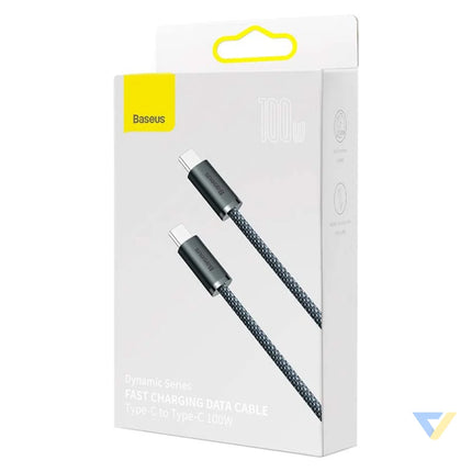 Cable USB C to USB C Baseus Dynamic Series 100W 2m (szary) USB C to USB C
