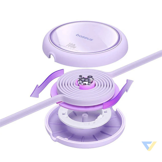 Cable USB C to USB C Baseus Free2Draw PD 100W 1m (purple) USB C to USB C