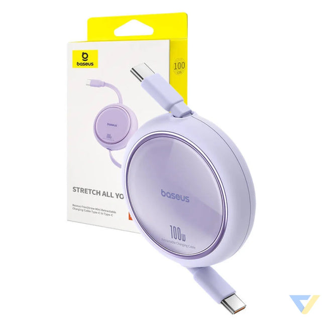 Cable USB C to USB C Baseus Free2Draw PD 100W 1m (purple) USB C to USB C