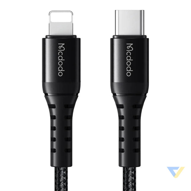 Cable USB C to lightning Mcdodo CA 5630 36W 0.2m (black) USB C to Lightning
