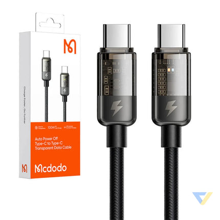 Cable USB C to USB C Mcdodo CA 2840 PD 100W 1.2m (black) USB C to USB C
