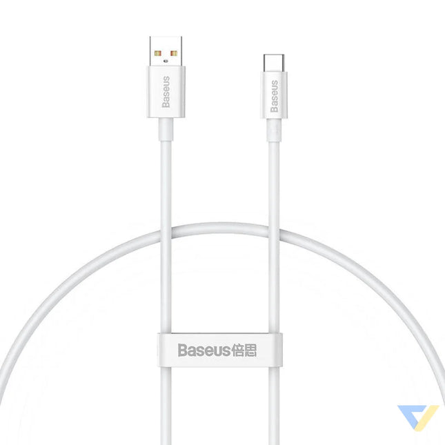Cable USB do USB C Baseus Superior 100W 0.25m (white) USB to USB C
