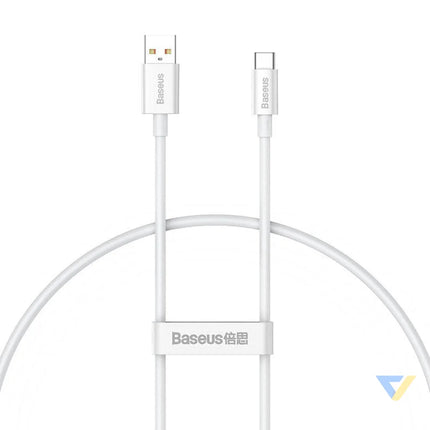 Cable USB do USB C Baseus Superior 100W 0.25m (white) USB to USB C