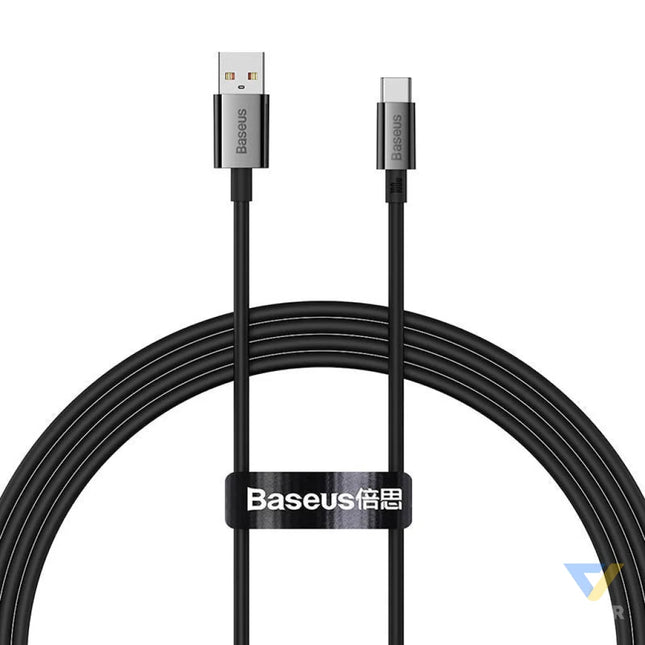Cable USB do USB C Baseus Superior 100W 1,5m (black) USB to USB C