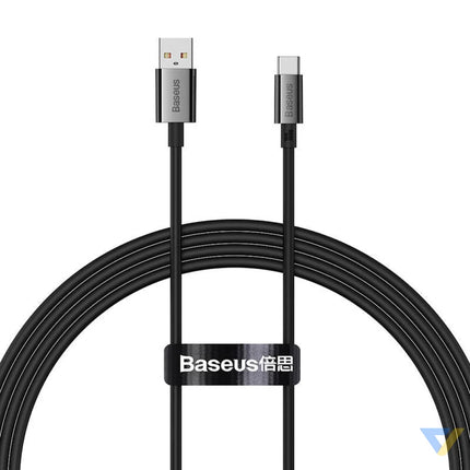 Cable USB do USB C Baseus Superior 100W 1,5m (black) USB to USB C