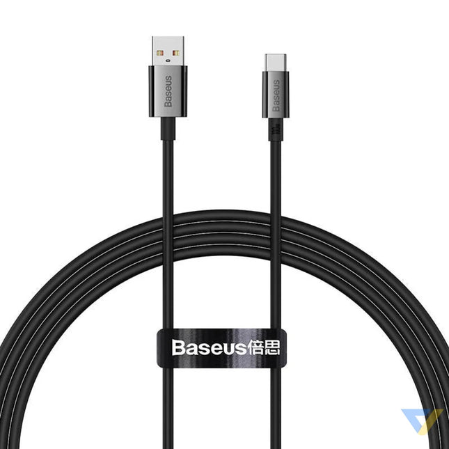 Cable USB do USB C Baseus Superior 100W 1,5m (black) USB to USB C