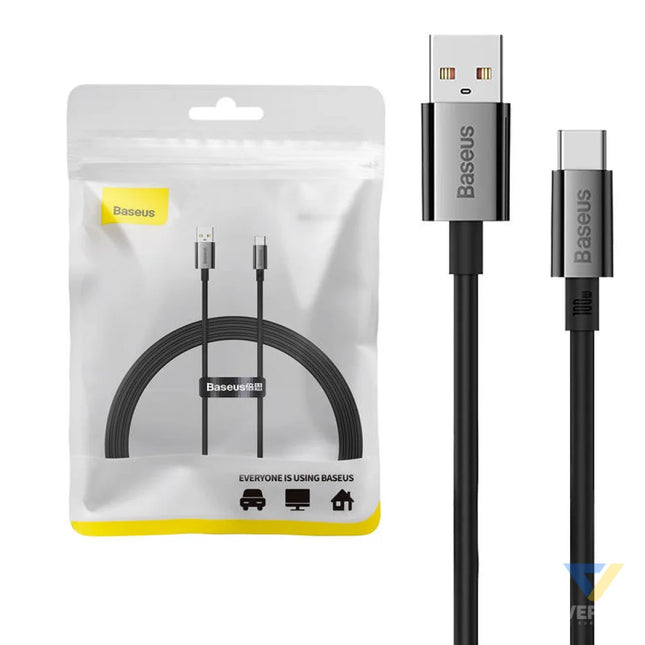 Cable USB do USB C Baseus Superior 100W 1,5m (black) USB to USB C