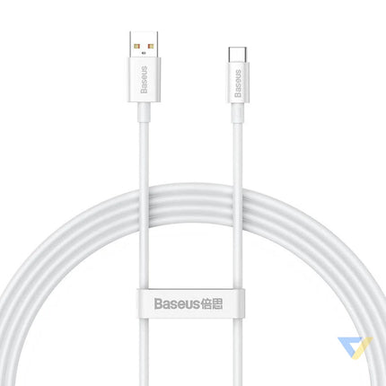 Cable USB do USB C Baseus Superior 100W 1.5m (white) USB to USB C